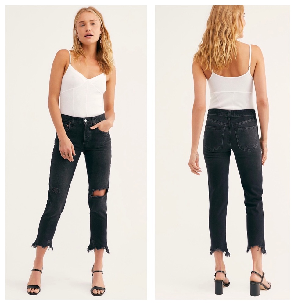 NWT Free People Good Time Relaxed Skinny Jeans